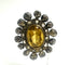 Broche Spilla soleil du XVIIIe siècle 58 Facettes