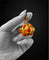 Pendentif Mina - Pendentif en or jaune et corail 58 Facettes