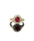 Bague Anello austro-ungarico en or rose avec rubis et diamants 58 Facettes