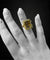 Bague 48 Bague - Quartz morion en or jaune 18 ct 58 Facettes