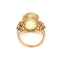Bague 57 Vintage - Bague cocktail en or rose saphir et diamants 58 Facettes