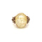 Bague 57 Vintage - Bague cocktail en or rose saphir et diamants 58 Facettes
