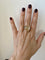 Bague 57 Vintage - Bague cocktail en or rose saphir et diamants 58 Facettes