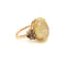 Bague 57 Vintage - Bague cocktail en or rose saphir et diamants 58 Facettes