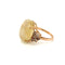 Bague 57 Vintage - Bague cocktail en or rose saphir et diamants 58 Facettes