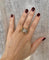 Bague 52 Art déco - Bague en or jaune 18 k diamants 58 Facettes