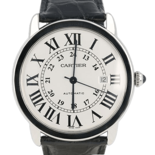 Cartier Ronde Solo - Montre en acier 58 Facettes MT47481