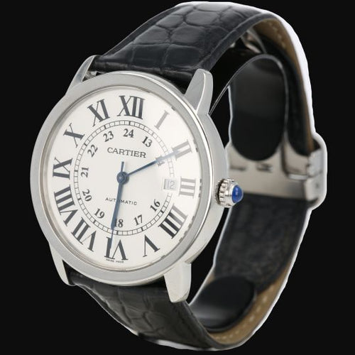 Cartier Ronde Solo - Montre en acier 58 Facettes MT47481