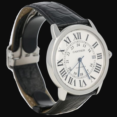 Cartier Ronde Solo - Montre en acier 58 Facettes MT47481