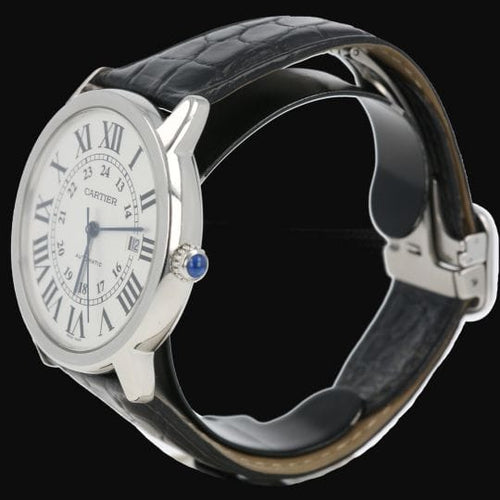 Cartier Ronde Solo - Montre en acier 58 Facettes MT47481