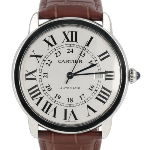 Cartier Ronde Solo - Montre en acier 58 Facettes MT47483