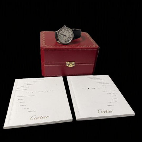 Cartier Ronde Solo - Montre en acier 58 Facettes MT47483