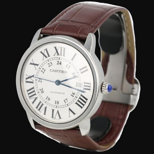 Cartier Ronde Solo - Montre en acier 58 Facettes MT47483
