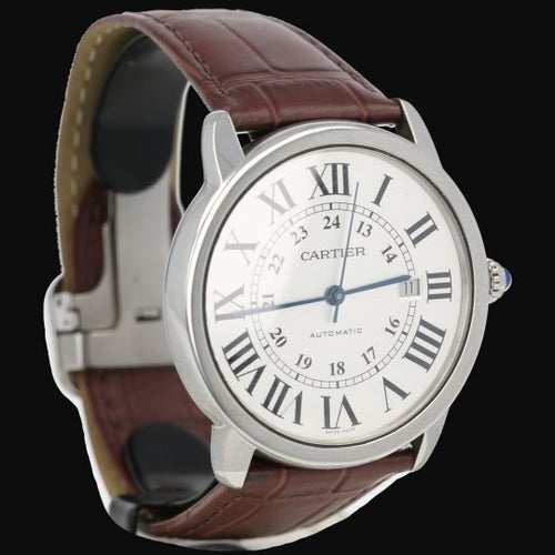 Cartier Ronde Solo - Montre en acier 58 Facettes MT47483