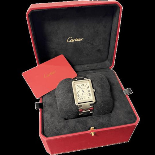 Cartier Tank Solo XL - Montre en acier 58 Facettes MT47659