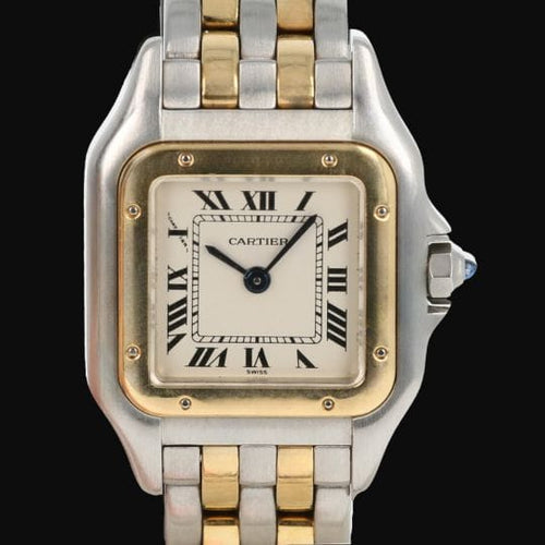 Cartier Panthère - Montre en or jaune et acier 58 Facettes MT47752