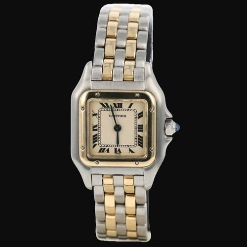 Cartier Panthère - Montre en or jaune et acier 58 Facettes MT47753