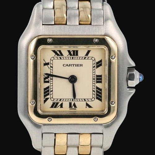 Cartier Panthère - Montre en or jaune et acier 58 Facettes MT47753