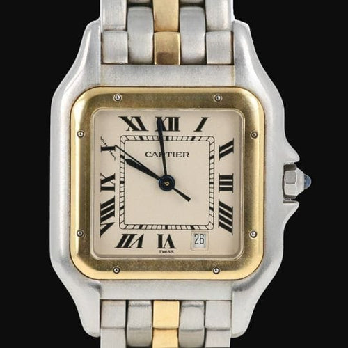 Cartier Panthère - Montre en or jaune et acier 58 Facettes MT47759
