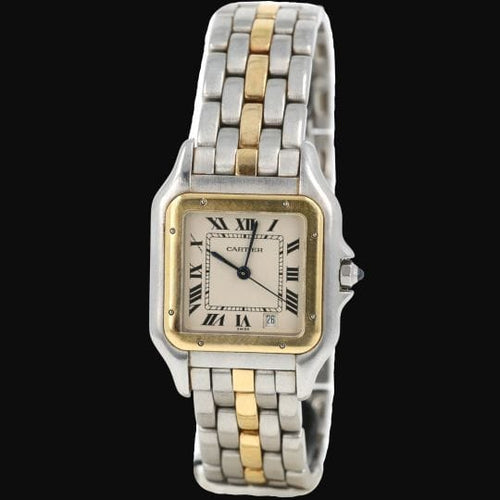 Cartier Panthère - Montre en or jaune et acier 58 Facettes MT47759