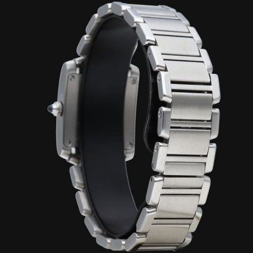 Cartier Tank Française - Montre en acier et diamants 58 Facettes MT47804
