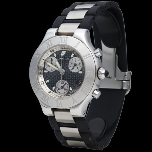 Cartier Must 21 Chronoscaph - Montre en acier 58 Facettes MT47830