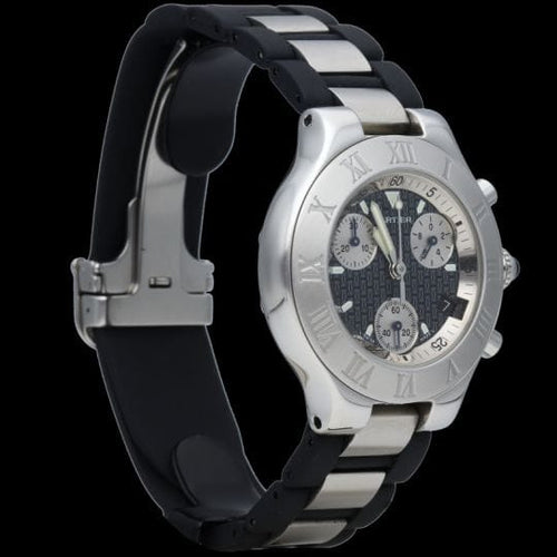 Cartier Must 21 Chronoscaph - Montre en acier 58 Facettes MT47830