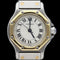 Cartier Santos Ronde Octagon - Montre en or jaune et acier 58 Facettes MT47840