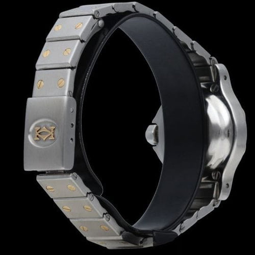 Cartier Santos Ronde Octagon - Montre en or jaune et acier 58 Facettes MT47840