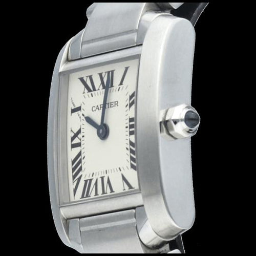 Cartier Tank Française - Montre en acier 58 Facettes MT47843