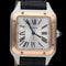 Cartier Santos-Dumont - Montre en acier et or rose 58 Facettes MT47860