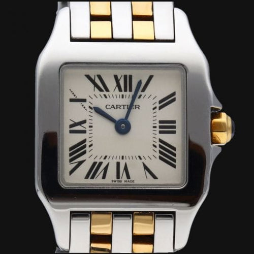 Cartier Santos Demoiselle - Montre en or jaune et acier 58 Facettes MT47867