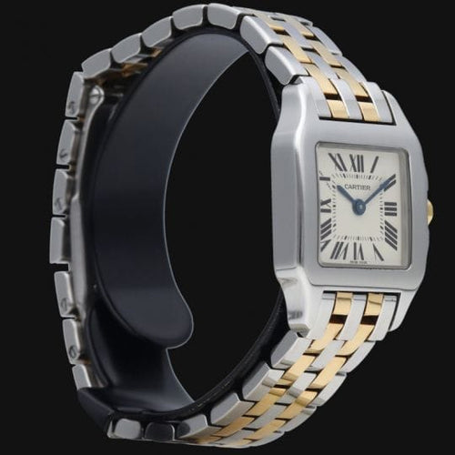 Cartier Santos Demoiselle - Montre en or jaune et acier 58 Facettes MT47867