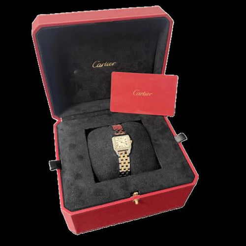 Cartier Santos Demoiselle - Montre en or jaune et acier 58 Facettes MT47867