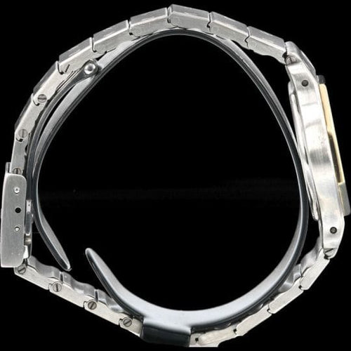 Cartier Santos - Montre ronde octogonale en or jaune et acier 58 Facettes MT47900