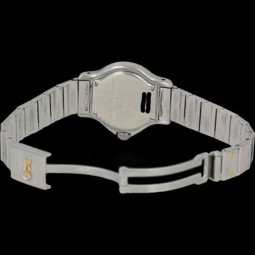 Cartier Santos - Montre ronde octogonale en or jaune et acier 58 Facettes MT47900