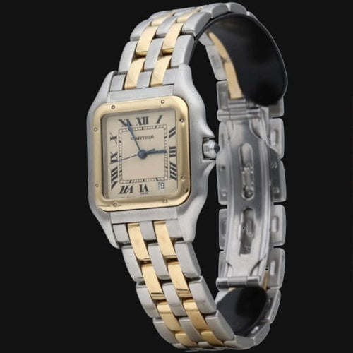 Cartier Panthère - Montre en or jaune et acier 58 Facettes MT47909