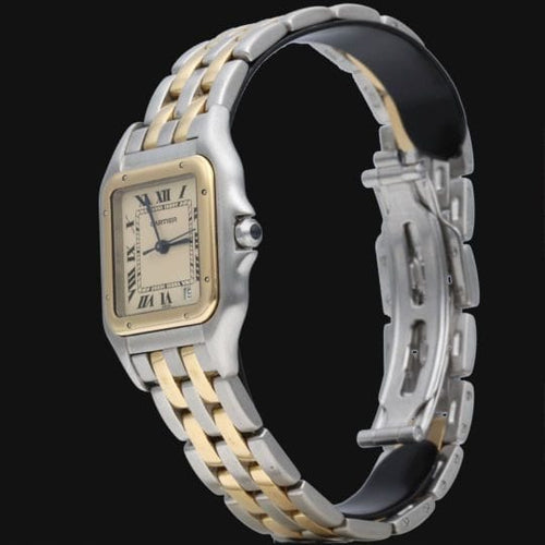 Cartier Panthère - Montre en or jaune et acier 58 Facettes MT47909