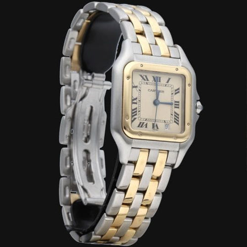 Cartier Panthère - Montre en or jaune et acier 58 Facettes MT47909