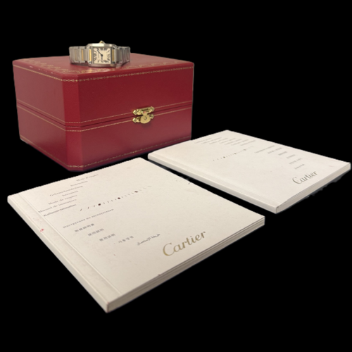 Cartier Tank Française - Montre PM en or jaune et acier 58 Facettes MT47910