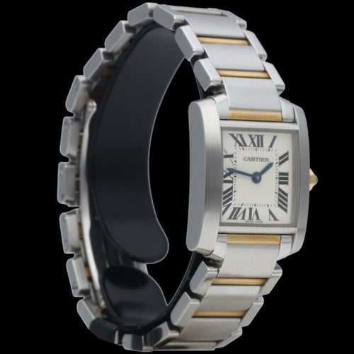 Cartier Tank Française - Montre PM en or jaune et acier 58 Facettes MT47910