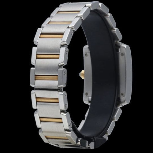Cartier Tank Française - Montre PM en or jaune et acier 58 Facettes MT47910