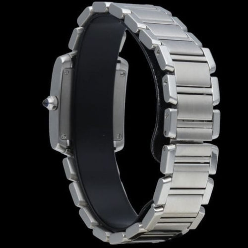 Cartier Tank Française - Montre en acier 58 Facettes MT47646