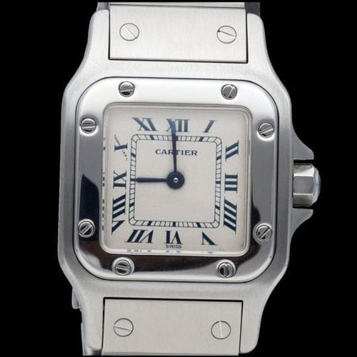 Cartier Santos Galbée - Montre en acier 58 Facettes MT47949