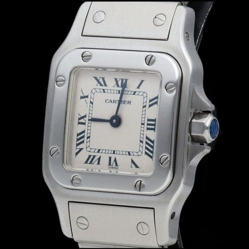 Cartier Santos Galbée - Montre en acier 58 Facettes MT47949