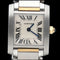 Cartier Tank Française - Montre PM en or jaune et acier 58 Facettes MT47950