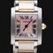 Cartier Tank Française - Montre en or rose et acier 58 Facettes MT47953