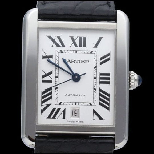 Cartier Tank Solo XL - Montre en acier 58 Facettes MT47956