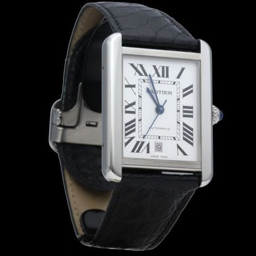 Cartier Tank Solo XL - Montre en acier 58 Facettes MT47956