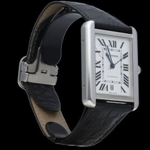 Cartier Tank Solo XL - Montre en acier 58 Facettes MT47956